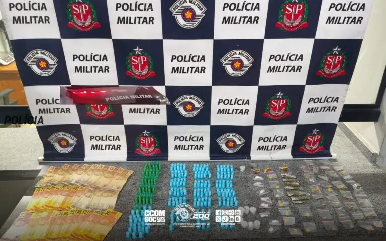 PM intercepta homem com cerca de 330 porções de drogas variadas em comunidade na zona noroeste de São Paulo