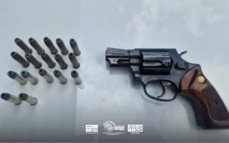 Polícia Militar apreende revólver .38 na Raposo Tavares após veículo ser ligado a disparos em Vargem Grande Paulista