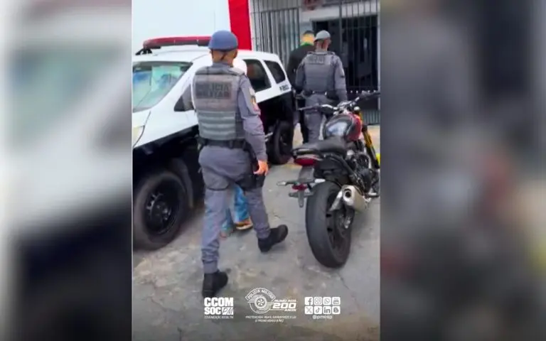 Denúncia ao COPOM impulsiona ação da PM que recupera motocicleta roubada e prende homem em flagrante por receptação