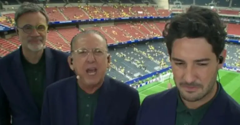 Galvão Bueno e Pato