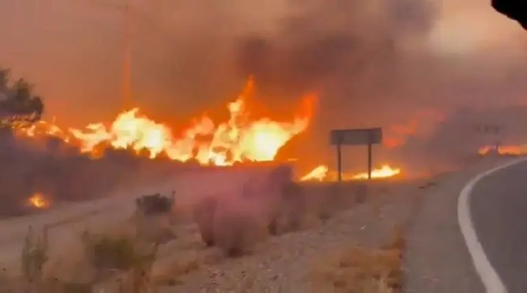 Incêndios florestais na Espanha