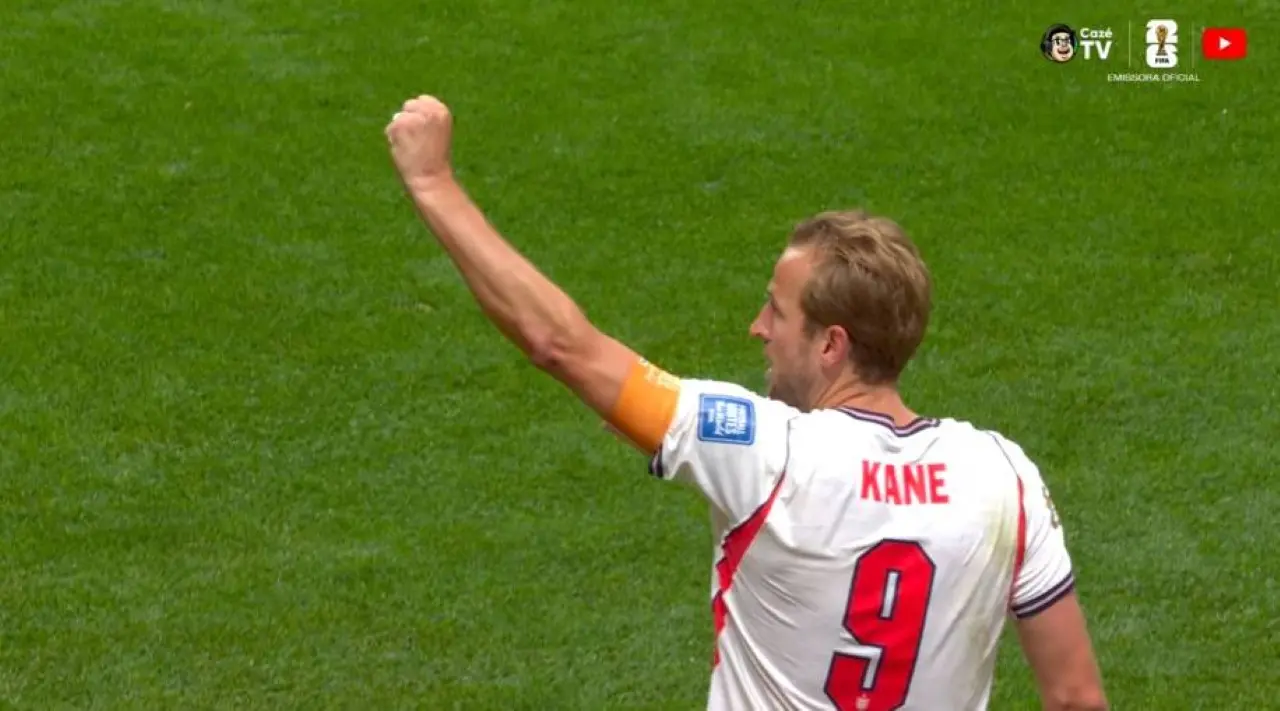 Inglaterra empata o jogo com Harry Kane