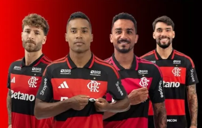 Jogadores do Flamengo