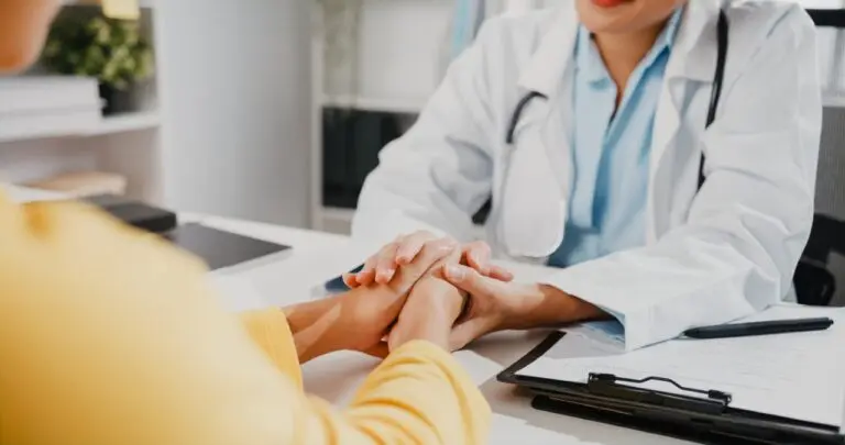 Médica, paciente