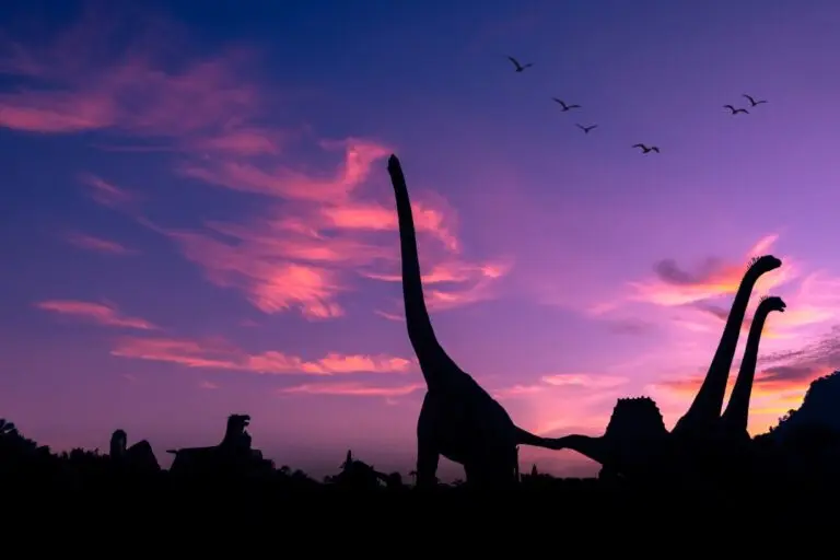 Silhueta de dinossauro