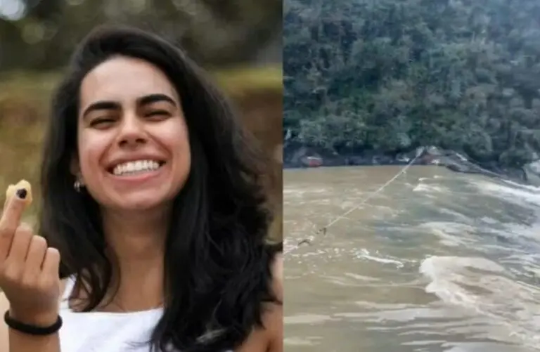 Ana Paula Silveira Cardoso e trilha onde desapareceu - Rede Social e Corpo de Bombeiros
