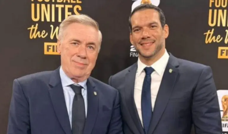 Ancelotti e Samir Xaud - X/ancelotti
