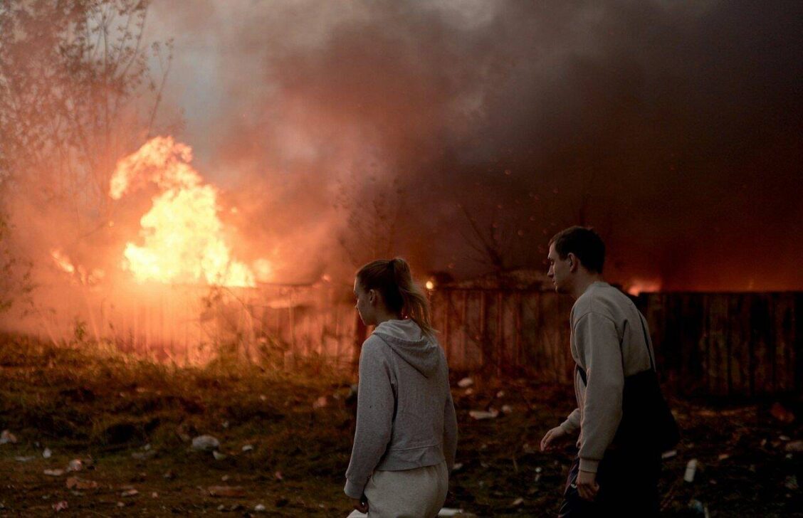 Ataque Russo em KIEV- Guerra - Photo by Kostiantyn Liberov/Libkos/Getty Images