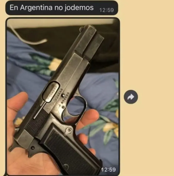 Brasileña dice que recibió amenaza de muerte tras celebrar la derrota de Argentina - Reproducción