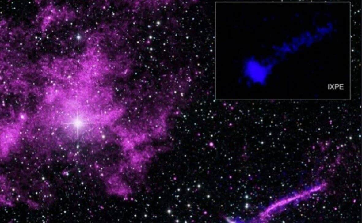 Magnetic field of the Lighthouse pulsar nebula - Reproduction/Chandra/NASA