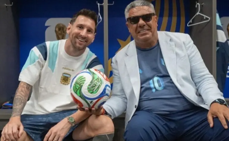 Claudio Tapia e Messi - nstagram/chiquitapia