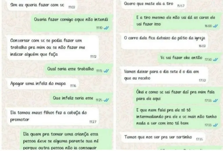 Conversas no WhatsApp - Internet