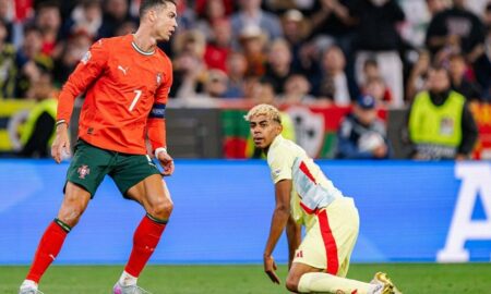 Cristiano Ronaldo e Yamal - Mikolaj Barbanell/Shutterstock.com