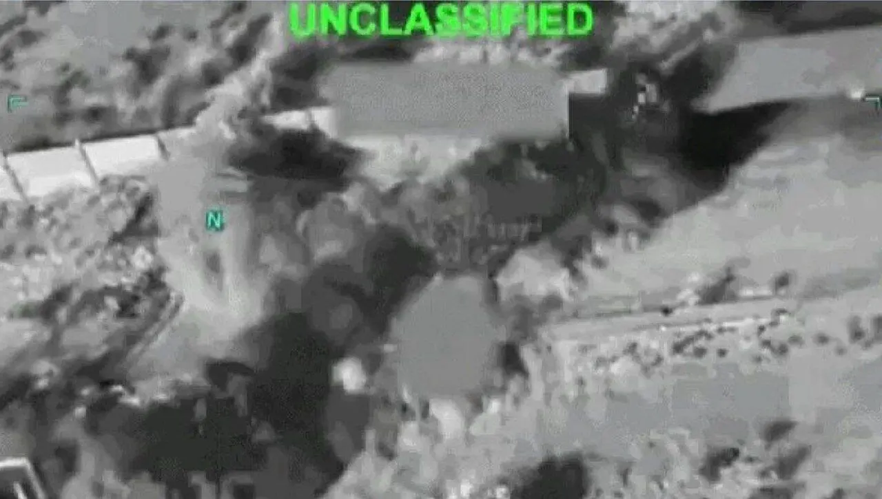 Explosão em ataque no Irã em 18 de julho, segundo o Centcom - Divulgação