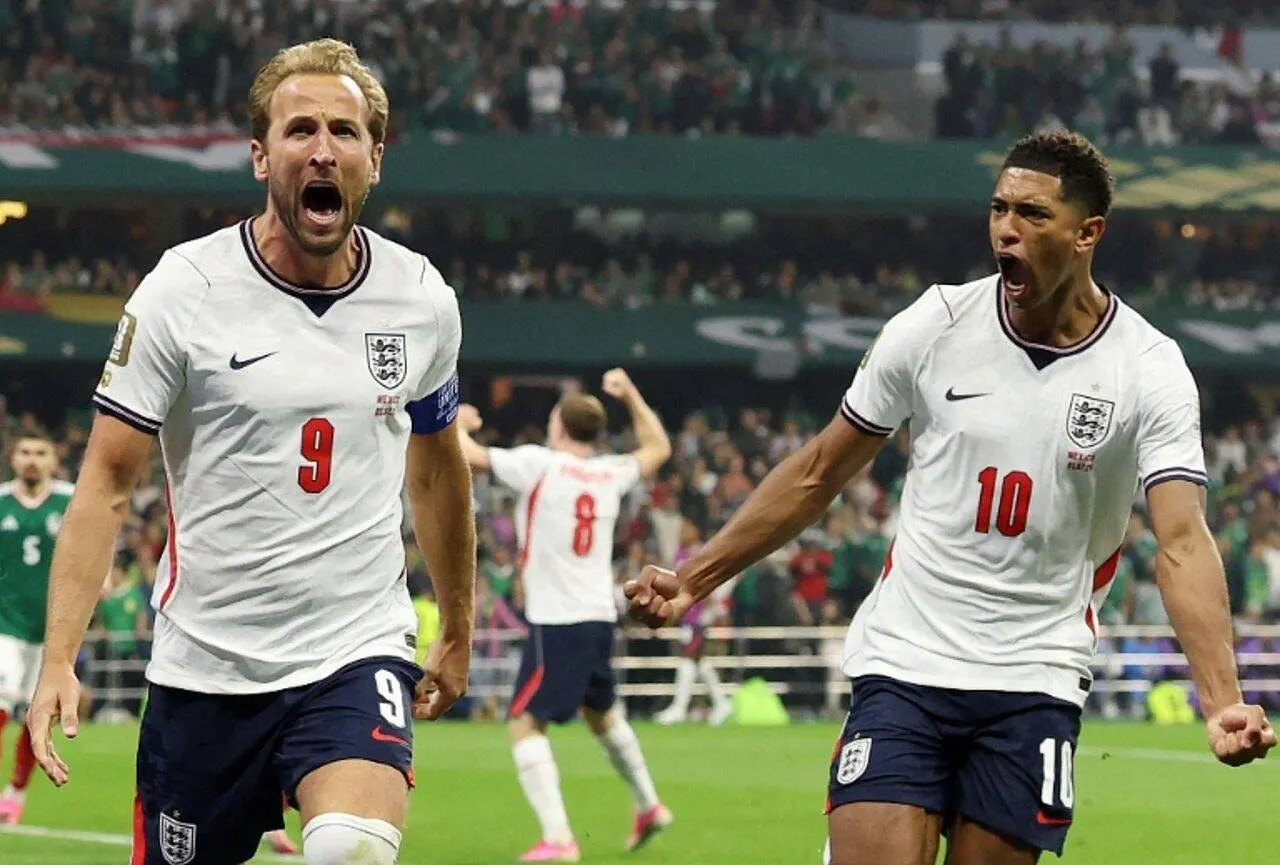 Harry Kane e Bellingham - X.com/ Inglaterra