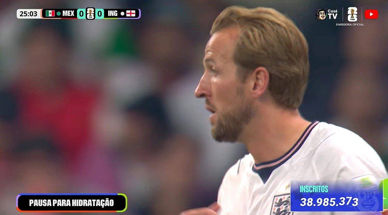 Harry Kane México x Inglaterra - CazéTV