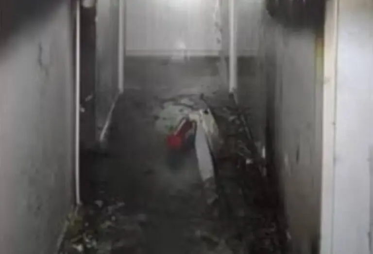 hotel incendiado