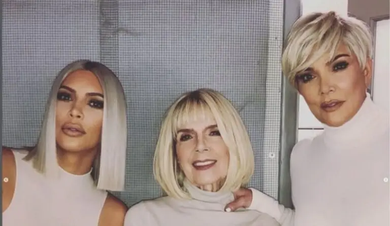 Jenner avó das Kardashians - Instagram