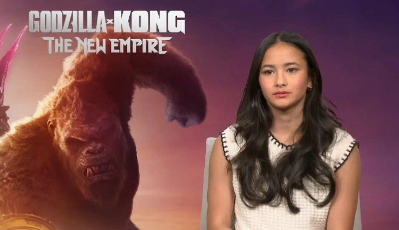Kaylee Hottle em Godzilla x Kong The New Empire - Reprodução