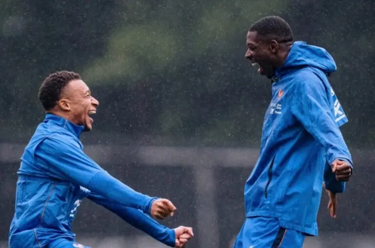 Mbappé e Dembélé - X.com/ França