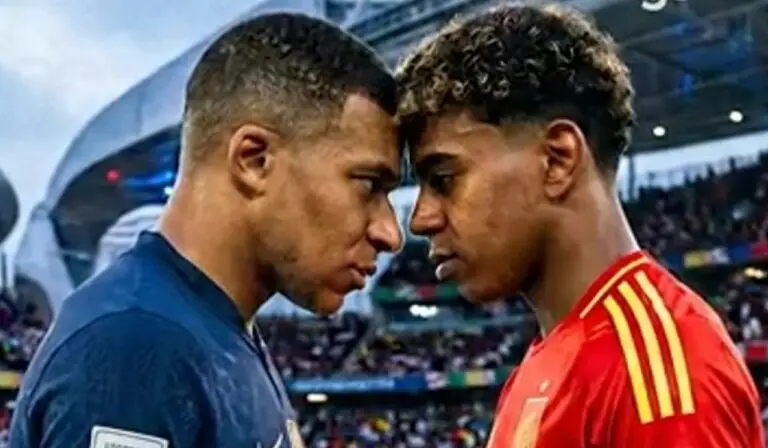 mbappe e Yamal - reprodução