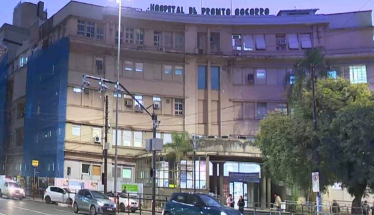 Menino de 3 anos que foi espancando e morreu estava internado na UTI do Hospital de Pronto Socorro de Porto Alegre - Reprodução/ TV Globo