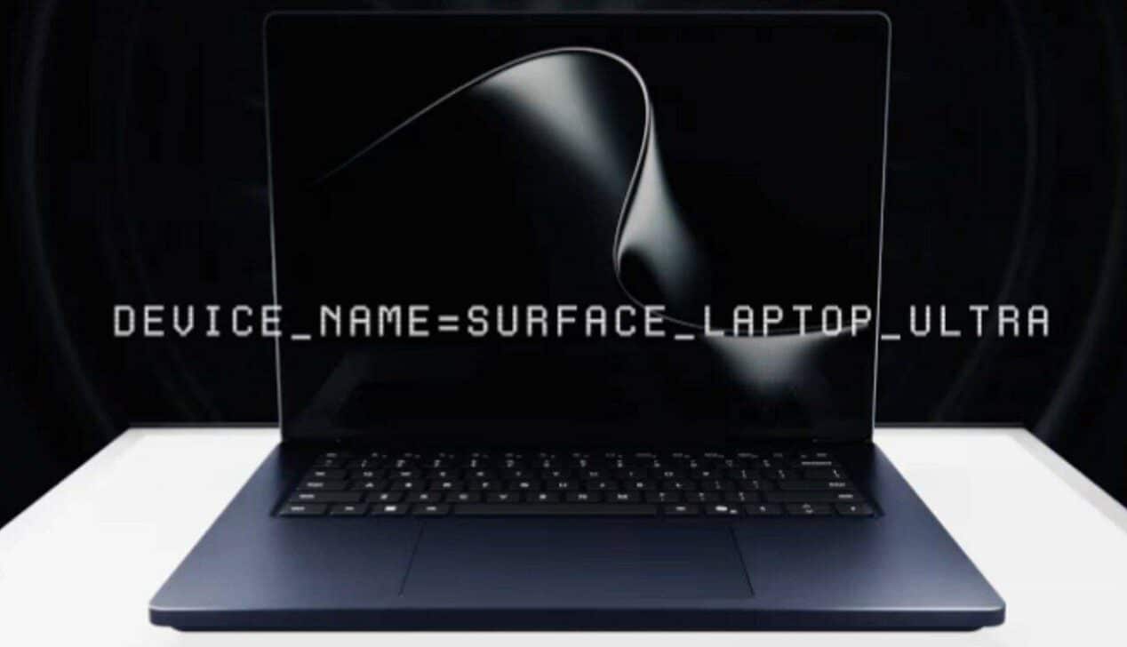 Laptop Microsoft Surface Ultra &ndash; ujawnienie