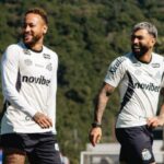 Neymar e Gabigol - X.com/ Santos