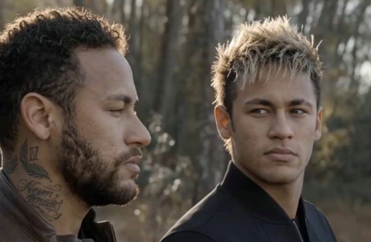 Neymar em video de IA - reprodução