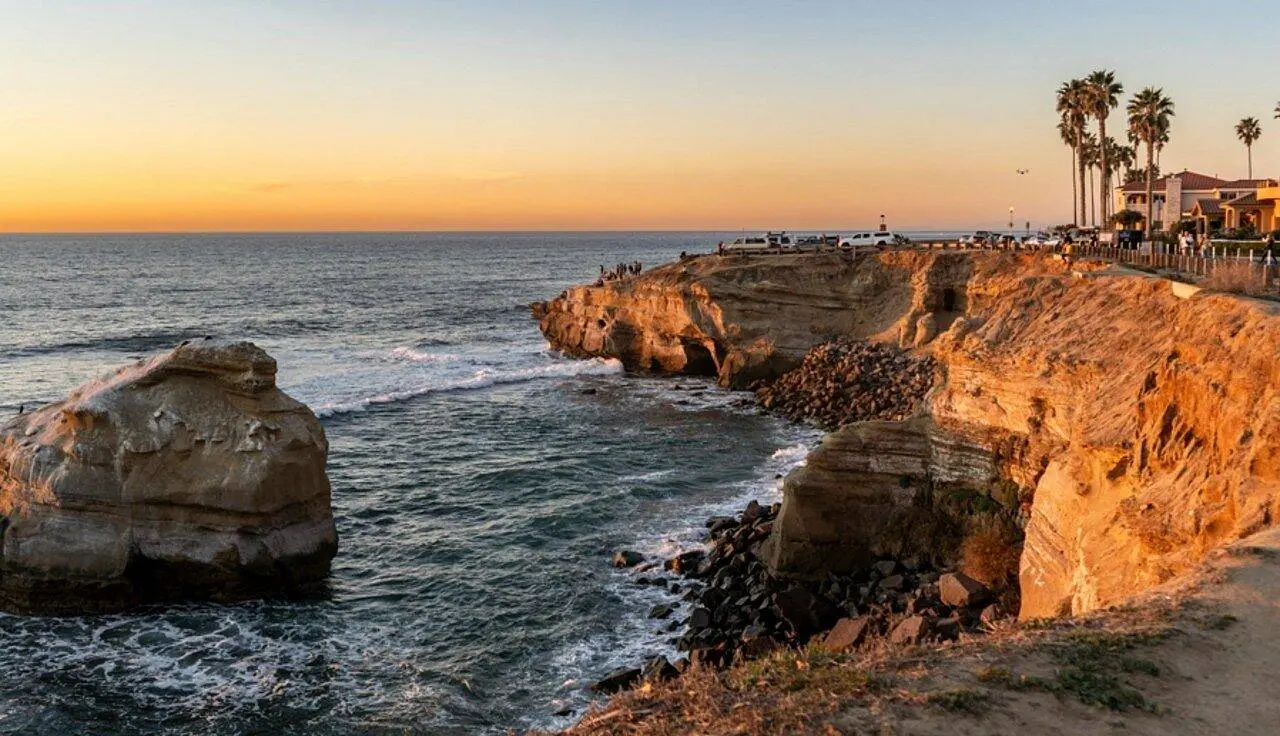 Parque Natural Sunset Cliffs na Califórnia - Valeria Venezia/ Shutterstock.com