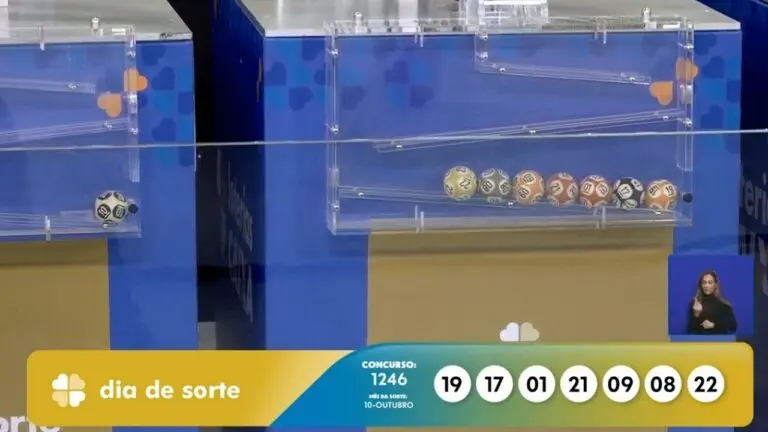 Resultado agora do Dia de Sorte 1246