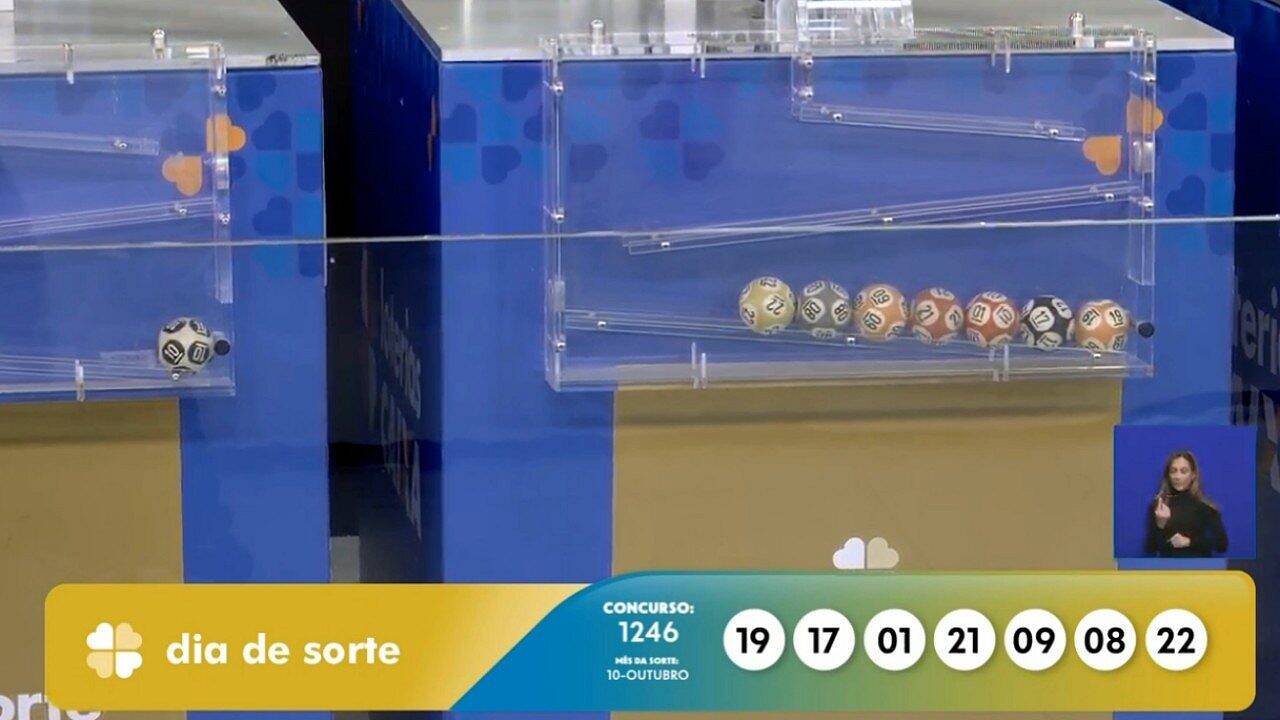 Resultado agora do Dia de Sorte 1246