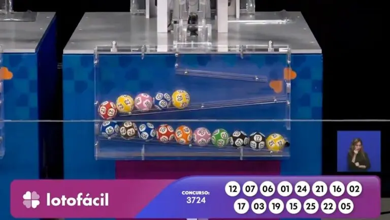 Resultado da Lotofácil 3724