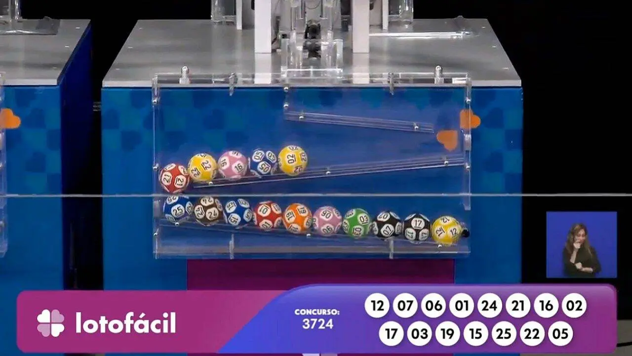 Resultado da Lotofácil 3724