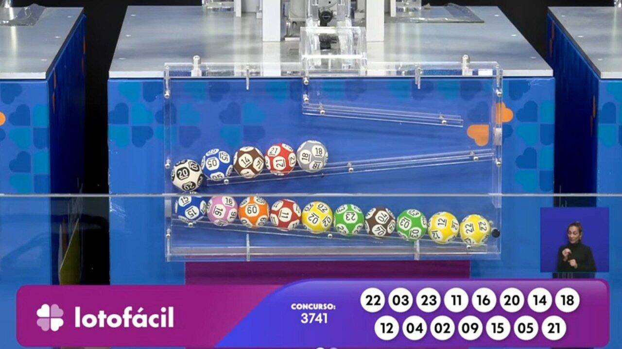 Resultado de hoje Lotofácil 3741