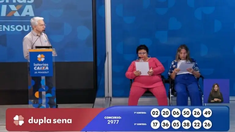Resultado Dupla Sena 2977