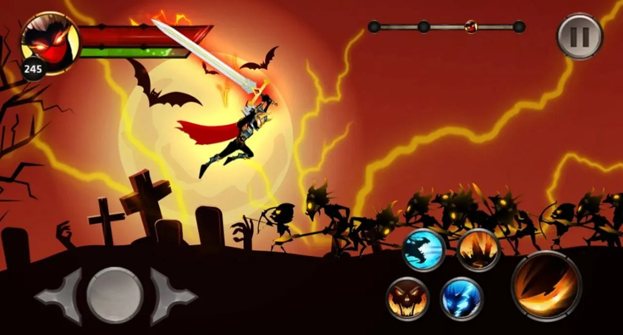 Stickman Legends Offline Games - Reprodução