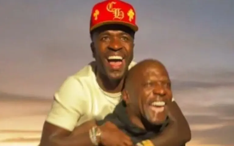 Terry Crews carrega Vini Jr. em encontro no Cristo Redentor - Instagram