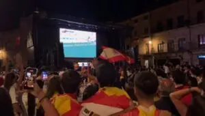 وفاة شاب في انهيار نافورة أثناء احتفال إسبانيا بلقب كأس العالم