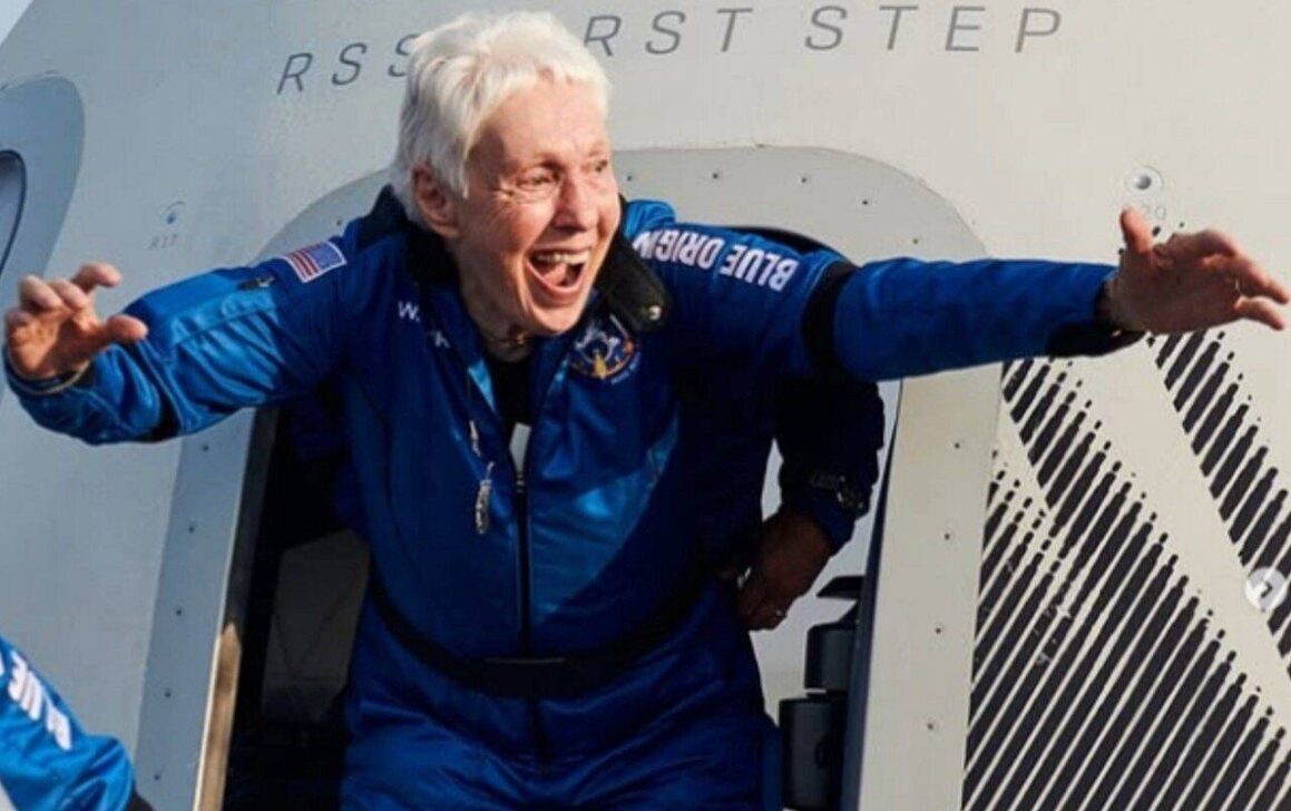Wally Funk - Instagram blueorigin