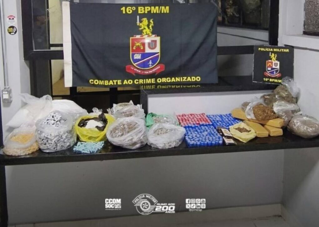 Operação policial em Sorocaba intercepta traficante com 538 porções de entorpecentes em contêiner