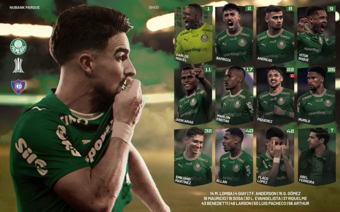 Escalação do Palmeiras