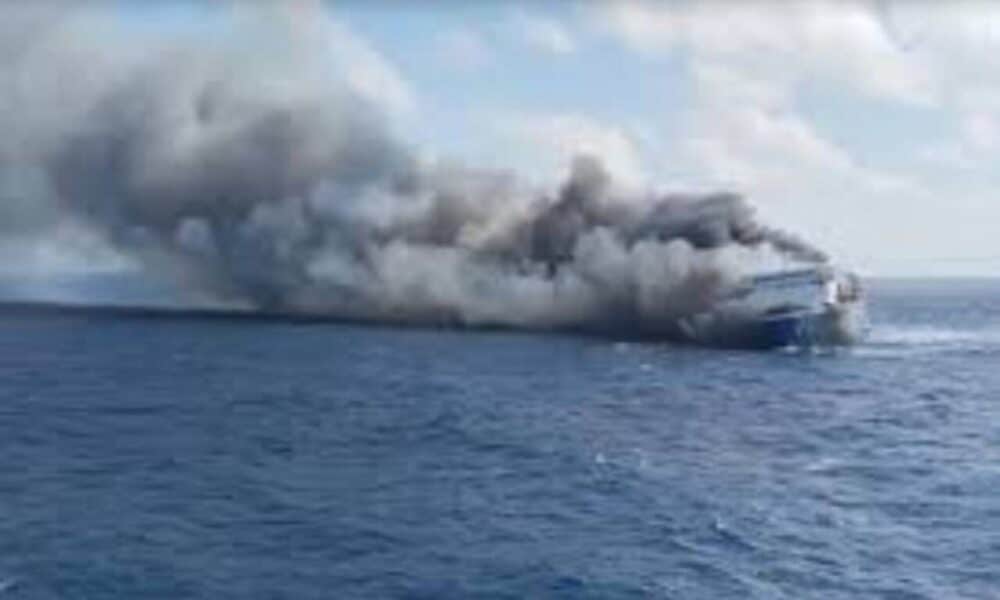 Ferry fire in Indonesia leaves 28 missing and 5 dead in Madura