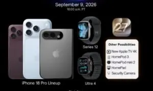 IPhone 18 Pro och iOS 20: läckor pekar på Apple-evenemang den 9 september