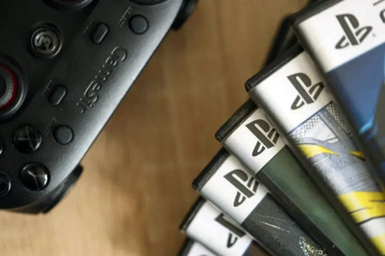 Pilha de videogames para console