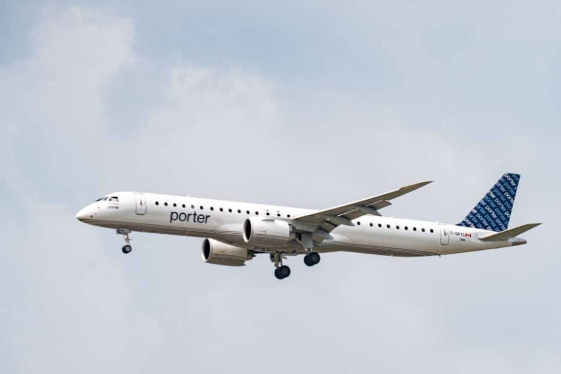 AVião da Porter Airlines