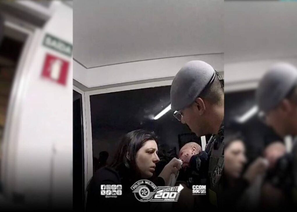 Ação rápida de policiais militares em São Paulo salva recém-nascido de três dias de grave engasgo