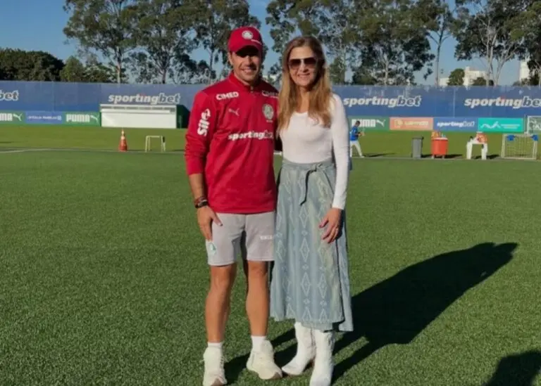 Abel Ferreira e Leila Pereira - Instagram