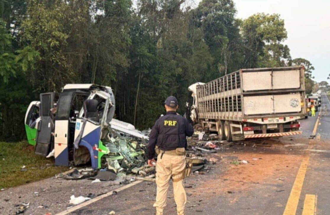 Acidente na BR-373 - divulgação PRF