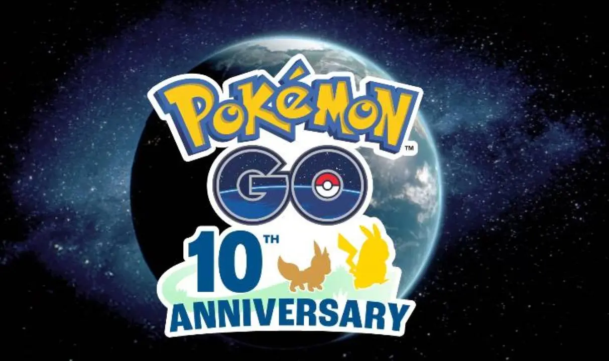 aniversário de 10 anos Pokémon Go